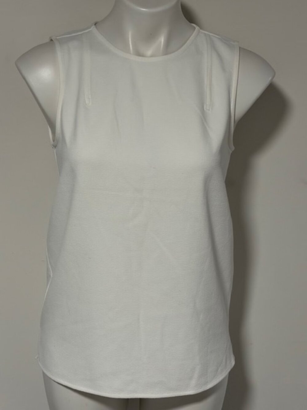 THE LIMITED CREAM IVORY BLOUSE WITH BACK NECK BUTTON NWT XS TALL